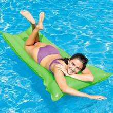 Rooxin Pool Float Inflatable Bed Swimming Mattress Swim Tube Water Lounger Water Hammock Swim Ring Pool Beach Float - Multicolor - View 3