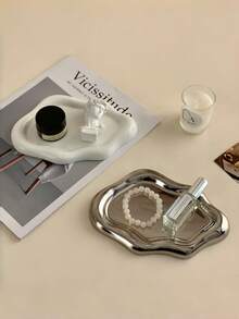 1pc Elegant Cloud-Shaped Jewelry Tray, Jewelry And Perfume Display Stand, Storage Organizer For Keys And Accessories, Home Decor For Living Room And Office, Suitable For Jewelry Storage, Tray, Gifts, Jewelry Holder, Trinket Dish - Multicolor - View 11