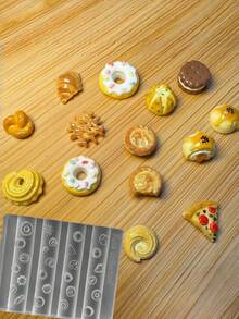 Cute Cartoon Nail Art Molds, Cake, Bread, Dessert, Cup Nail Art Molds, Food Toy Series - Clear - View 8