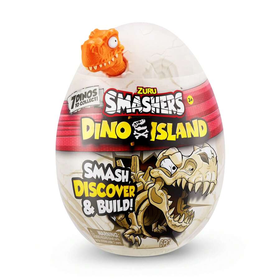 ZURU Smashers - Jurassic Light Up Dino Ei Mini Serie - Multicolor (Random Style) - View 1