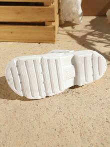 Modische vielseitige Clogs mit dicker EVA-Sohle, geeignet für den Outdoor-Einsatz - Weiss - Übersicht 6