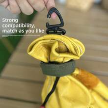 1PC Multi-Purpose Nylon Gloves Hook Outdoor Camping Tactical Climbing Rope Holder Anti-Lost Hanging Buck Strap Safety Clip Belt - Multicolor - View 3