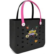 CSjihua 2026 New Large-Capacity EVA Beach Bag With Rubber Handle And Fixed Shoulder Strap. Convenient To Store, Easy To Clean, Sturdy And Durable. Suitable For Shopping, Travel, Parties And Outdoor Activities | Ideal For Beach Vacations And Family New Year's Gifts. - 彩色 - 查看 16