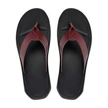 Men's Comfortable Casual Flip Flops, Fashionable Durable Lightweight Versatile Summer Sandals - Red-brown - View 7