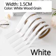 1-2厘米宽 x 10米长 木纹修补胶带，橱柜封边条，桌面DIY翻新装饰条，强力自粘封边胶带 - 彩色 - 查看 17