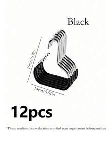 12件套帽子架、腰带架、衣柜收纳架，适用于收纳腰带、领带、围巾、吊带背心、帽子、胸罩、鞋子、手提包、连衣裙、裤子、牛仔裤、靴子、裙子等。 - 彩色 - 查看 12