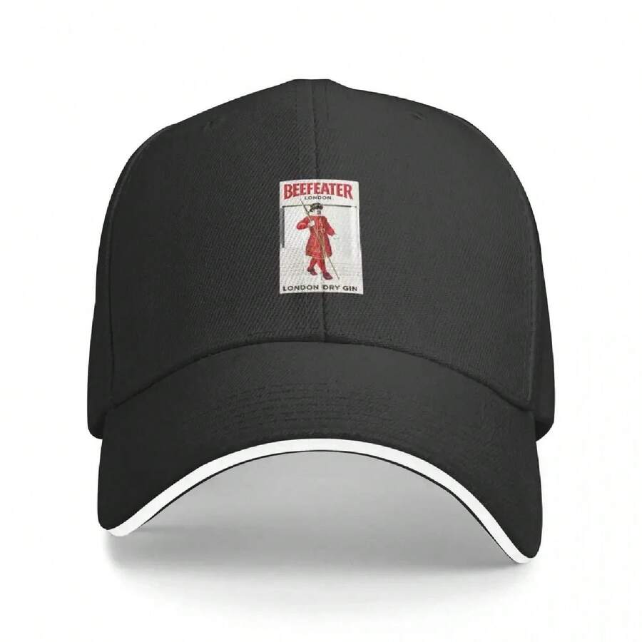 My Beefeater Gin Last Baseball Cap Funny Hat Snapback Cap Caps For Women Men's - 黑色 - 查看 1