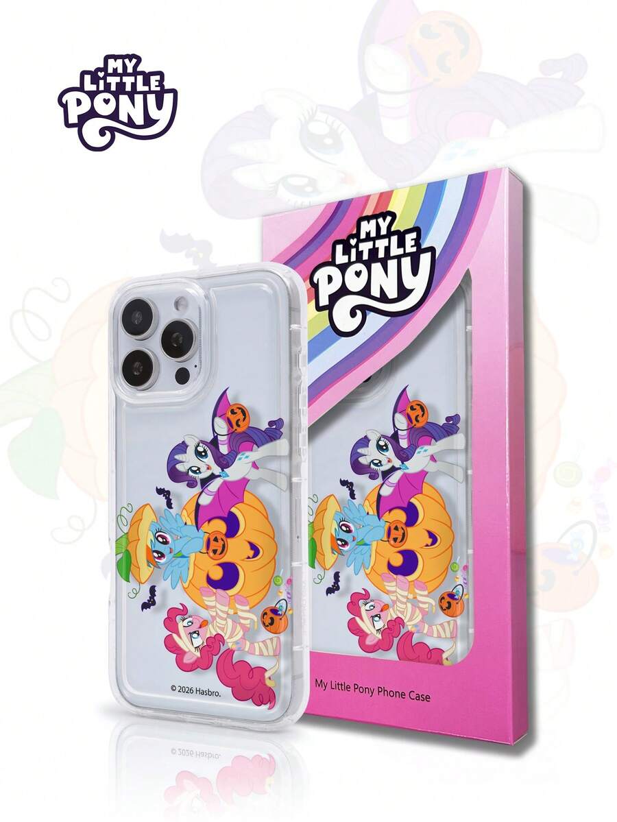 MY LITTLE PONY Official Authorized Pattern Phone Case, Compatible With Apple 17, 17 Air, 17 Pro, 17 Pro Max, Scratch-Resistant, Anti-Slip, Anti-Drop, Also Compatible With Android Models: Galaxy A Series, Galaxy S Series, Apple 11 Series, 12 Series, 13 Series, 14 Series, 15 Series, 15 Pro Max, 16 Pro, 16 Pro Max, X, XR, XS Max - Transparent 2 - View 1