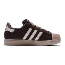 Adidas Women's SUPERSTAR II Classic Shell Toe Lightweight Low-Top Soft Sole Casual Shoes Retro Grip Training Fitness Travel Commuter Sports Shoes IH9314 - Aurora Coffee/Han Jade White/Grey Stone Khaki Brown - View 3