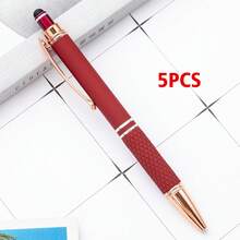 Customized Text/Logo Touch Screen Stylus Metal Retractable Ballpoint Pen, Creative Office Stationery, Thoughtful Gift For Family, Friends, Teachers, Parents, Colleagues, Perfect For Back To School Or Graduation Season - Multicolor - View 19