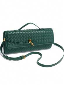 Christmas Print Linen Tote Bag For Women - Reusable Dual Handle Large Capacity Shoulder Bag, Casual Shopping Book Bag, Christmas Storage Bag For Commuting, School, Outdoor & Vacation, Perfect Holiday Gift For Friends, Girlfriends & Teachers(Green) - 綠色 - 查看 5