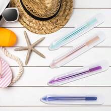 4Pcs Glass Cuticle Pusher,Dual-Ended Manicure Stick, Crystal Cuticle Pusher Glass File, Professional Precision Filing Cuticle Remover, Manicure Pedicure Tools For Nails And Cuticles Care,Home Essentials,Vacation Essentials,Nail Supplies,Valentine's Day,Valentines Gifts,Travel Essential,Birthday Gifts - 彩色 - 查看 7