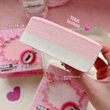 1个超柔软Q弹玫瑰荔枝蛋糕减压捏捏乐玩具，高性价比潮流礼物 - 彩色 - 查看 11