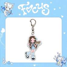 Hearts2Hearts迷你专辑卡通钥匙扣亚克力吊坠饰品 - 彩色 - 查看 6