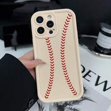Baseball Phone Case For IPhone 17 16 15 14 Pro Max 13 12 11 XS Plus Shockproof Drop Protection Rugged Durable Silicone Cover Cellphone Protective.HMB57,Suitable For IPhone17 Air - 白色 - 查看 2