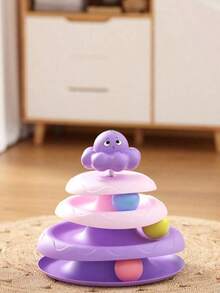 Đồ chơi cho mèo đa năng - Gậy xoay hình bạch tuộc, đồ chơi mới cho mèo, gậy trêu chọc và bóng lăn cho mèo, dụng cụ mài móng giáo dục, đồ chơi tương tác cho mèo, giúp mèo cưng vui chơi, giải tỏa sự nhàm chán, mang tính giáo dục và giải trí. - Nhiều màu - Xem 5