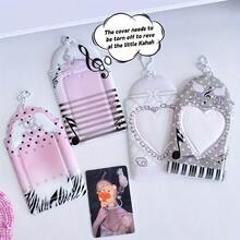 天使笔记本翅膀系列PVC透明卡套，3英寸学生偶像卡套，粘性卡套，菜单盒 - 彩色 - 查看 9