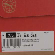 Puma Unisex Park Casual Low-Top Sneakers 40160612 - Olive Green - View 7