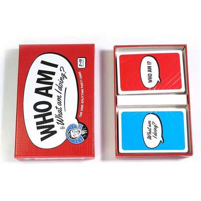 Who Am I & What Am I Doing? (Adult Party Game): The Side-Splitting 2-10 Player Guessing Challenge, Perfect For Adult Game Nights & Gatherings, Engaging "Figure Out Your Identity/Action" Fun For Mature Groups, Quick Replayable Tabletop Entertainment