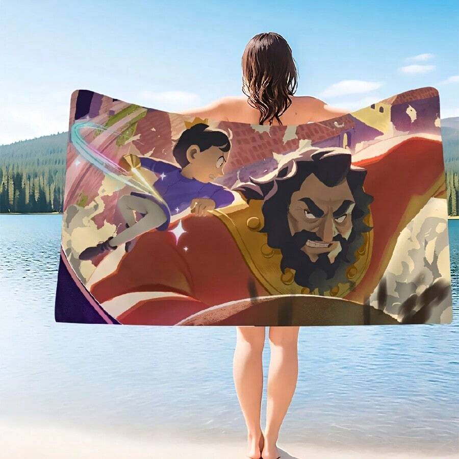 R Ranking Of K Kings Microfiber Blanket Quick Drying Beach Towels Oversized Printing Super Absorbent Pool Towel Blanket(7)