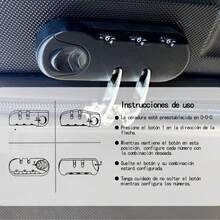 Maleta de viaje rígida de 20 pulgadas para llevar a bordo, equipaje de mano con 4 ruedas y candado integrado, variedad de colores Candado De Combinación Dobles Llantas 360° Rigida - Champán - Ver 6