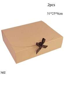 1个可折叠礼盒，礼品包装盒，沙特国庆节礼盒，适合作为送给家人和朋友的通用节日礼物 - 黑色 - 查看 32