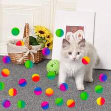 45 mm Jumbo Sprungbälle, gummielastische hochspringende Bälle in leuchtenden Farben als Geburtstagsparty-Geschenke, Ostergeschenke, Karnevalspreise für Klassenzimmer - Verschiedenfarbig - Übersicht 10