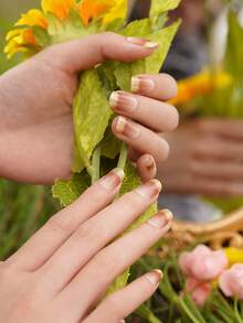 1 علبة 20 قطعة ملصقات طلاء أظافر جل بلمعة دائمة بتدرج لون دافئ على شكل زهرة عباد الشمس، سهلة التطبيق والإزالة، مستلزمات الأظافر - متعدد الألوان - مشاهدة 5