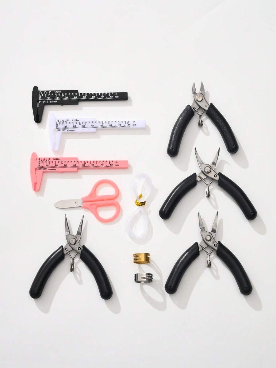 1pc Stainless Steel Open Ring Tool, Open Jump Ring Tool, Finger Assist Tool, For DIY Jewelry Making, Round Nose Pliers, Opening Assist Tool - Multicolor - View 1