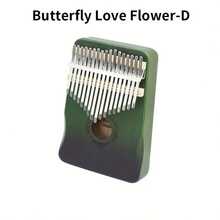 5 estilos Kalimba 17 teclas Piano de pulgar - Portátil de caoba con estuche de transporte y martillos - Instrumentos musicales perfectos para amantes de la música, principiantes y entusiastas de los pianos al aire libre - Multicolor - Ver 12