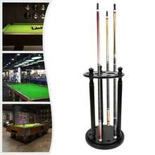 9 Hole Pool Cue Rack Stick Holder Billiard Cue Rack Wooden Organizer Floor Stand - 1 - View 5