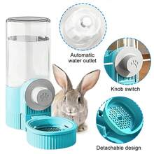 1pc Hanging Pet Water Dispenser, Automatic Feeder Suitable For Rabbits, Guinea Pigs, Cats, Dogs