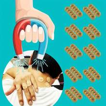 10/20/30/50/60/80/100/200pcs High Gauss Magnetic Therapy Patches, Magnetic Massage Stickers, Magnetic Body Care, Provide Long-Lasting And Powerful Support, Suitable For Back, Knee, Neck, Shoulder, Muscle And Joint, Magnetic Acupoint Stickers - Khaki - View 6