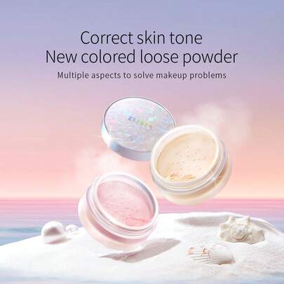 Zeesea 5g Lightweight Loose Powder, Oil Control & Waterproof, Suitable For Daily Use