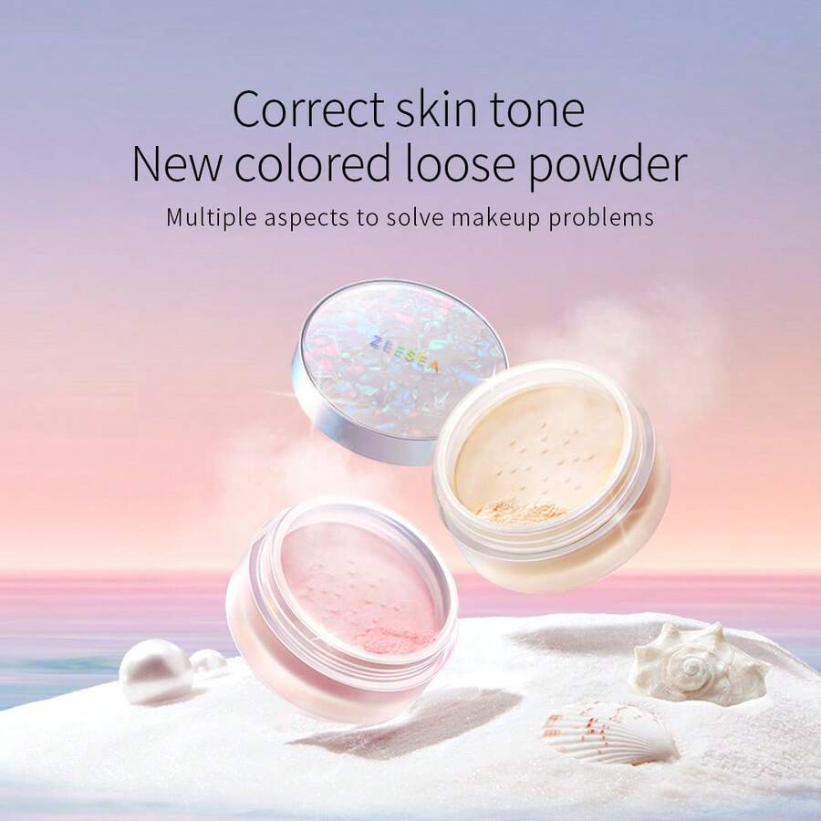 Zeesea 5克轻盈散粉,控油防水,适合日常使用 - J02 Beige - 查看 1