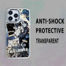 Estuche para teléfono Astronaut Galaxy Exploration Compatible con estuches para teléfonos ,  17,  16 Pro Max,  15 Pro Max,  13 y  12 Diseño suave y transparente resistente a huellas dactilares Resistente a rayones, golpes e impermeable Un gran regalo para familiares, amigos, seres queridos, novios/novias y para Navidad. - transparente - Ver 3