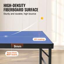 Table de tennis de table - 72*36*30 Zoll 12 mm - Voir 3