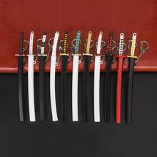 2025 New - 1pc Anime Peripheral Nichirin Sword Mini Version Alloy Weapon Model Keychain Pendant Fan Collection Display - Birthday Gift - Holiday Gift - Perfect Gift - Collection Gift - Gift - Multicolor - View 6
