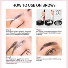 2-In-1 Eyelash & Eyebrow Kit, Professional Lash & Brow Color Kit, Lasting For 6 Weeks DIY Hair Coloring For Salon Home Use - Multicolor - View 4