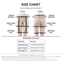 PU Women's Corset - Adjustable Waist And Thigh Straps, Gothic Punk Style, Perfect For Nightclub Outfits, Role-Playing, And Date Night Attire. - 黑色 - 查看 3
