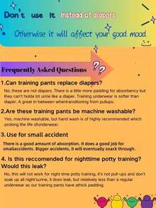 3/6pcs Baby Potty Training Pants & Washable Diaper Covers, 6-Layer Breathable Gauze Cloth Diapers, All Season Baby Cloth Diapers, Reusable Diaper Pants, Potty Training Underwear For Infant Boys & Girls - Multicolor - View 6