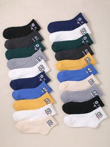 10/20 Pairs Cute Expression Kids Mid-Calf Socks, Suitable For Boys Daily Casual Wear, Hot Selling - Multicolor - View 6