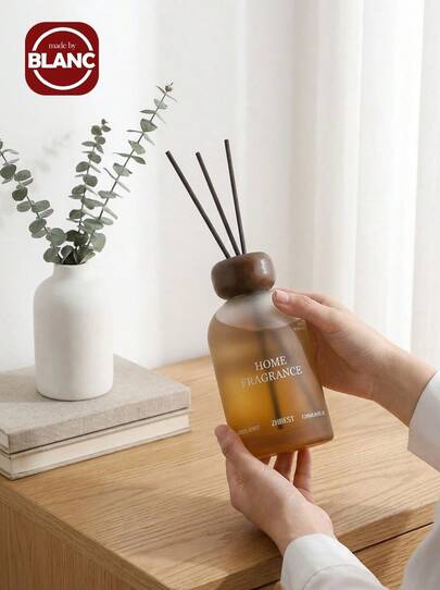 1个250/500毫升大容量家用香氛藤条扩香器，持久留香，空气清新剂，香氛精油扩香器，适合送给闺蜜、女性，冬季、万圣节、圣诞节等场合。