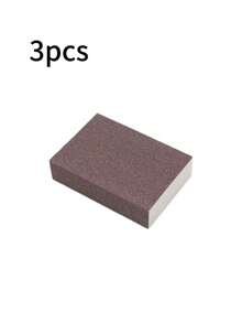 1/3/5片装百洁布，锅底清洁除垢海绵，锅具清洁海绵，除锈海绵，洗碗海绵块，清洁布，强力锅具清洁工具，去除顽固污渍，清洁用品，清洁工具，返校用品 - 棕色 - 查看 11