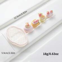 Multifunctional Nail Art Brush Holder Acrylic Pen Stand Art Student's Adorable Cartoon Pen Holder Nail Art DIY Brush Stand Handmade Pen Display Stand Mixing Palette Paint Mixing Bowl Nail Art Tools - Multicolor - View 9