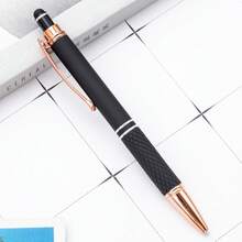 Customized Text/Logo Touch Screen Stylus Metal Retractable Ballpoint Pen, Creative Office Stationery, Thoughtful Gift For Family, Friends, Teachers, Parents, Colleagues, Perfect For Back To School Or Graduation Season - Multicolor - View 31