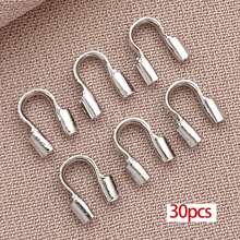 30 chiếc vòng bảo vệ dây kim loại mạ vàng 18K hình chữ U dùng để làm trang sức như bông tai, vòng tay, dây chuyền, phụ kiện thủ công DIY. - Nhiều màu - Xem 10