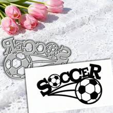 Creative Football Dies, DIY Scrapbooking Album And Embossing Stencil, Greeting Card Making Tool, Card Paper Cutting Crafts ,Gift Card Making Template Die Cuts. - Silver - View 5
