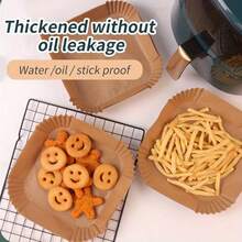 1/2pcs Silicone Air Fryer Baking Mat. High Heat Resistant Silicone, Steamer Pad For Baking Cakes, Solves Cleaning Hassle, Perfect Slouchy Solution - Multicolor - View 7