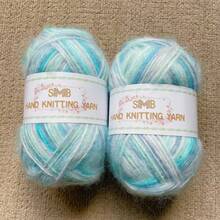 2pcs/Pack (100g/372yds) Handmade Multicolor Gradient Blended Knitted & Mohair Yarn, Soft & Non-Irritating, Fashionable & Versatile, Suitable For DIY Knitting & Crocheting Projects Like Bags, Hats, Scarves, Socks, Sweaters, Craft Decorations, Multiple Colors Available - Multicolor - View 19